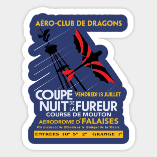 Aero Club De Dragons Sticker